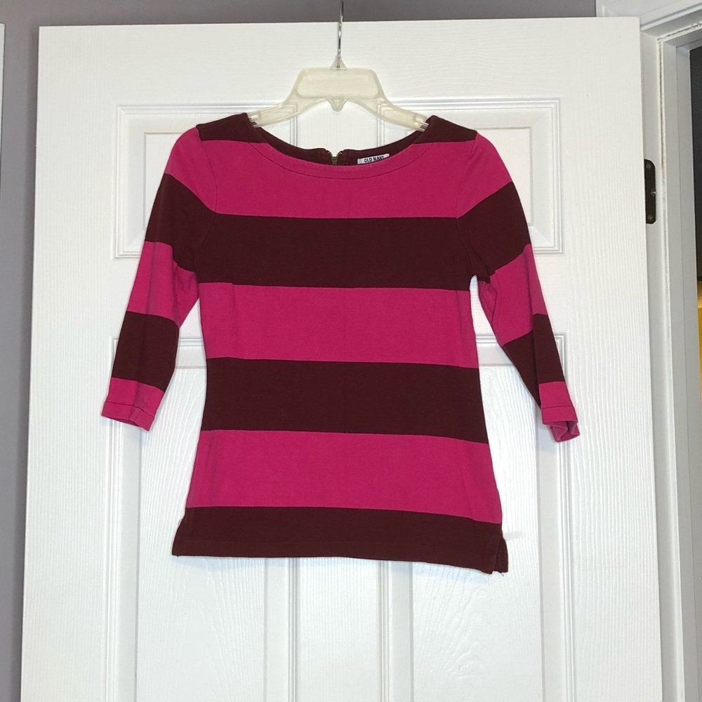 💖Zip back mid sleeve blouse from old navy💖